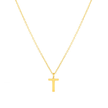 Initial Letter Pendant Necklace, A–Z, 45 cm