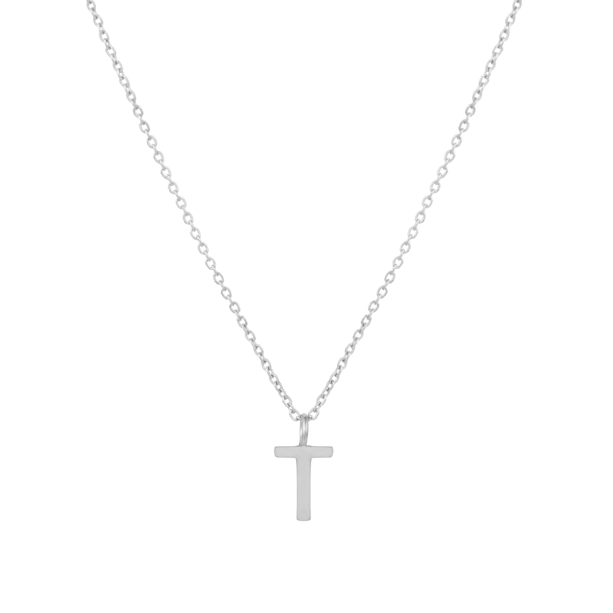 Initial Letter Pendant Necklace, A–Z, 45 cm