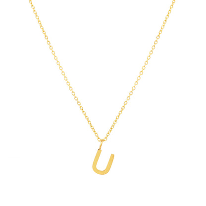 Initial Letter Pendant Necklace, A–Z, 45 cm
