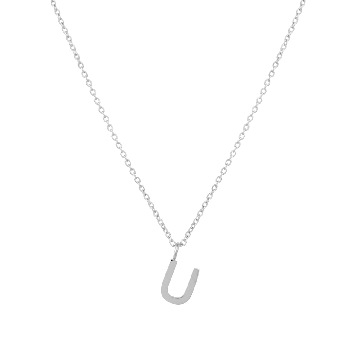 Initial Letter Pendant Necklace, A–Z, 45 cm