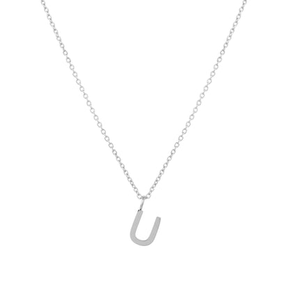 Initial Letter Pendant Necklace, A–Z, 45 cm
