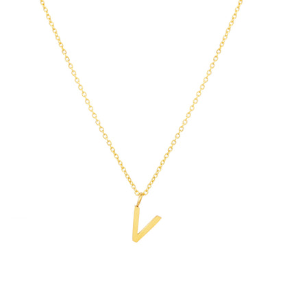 Initial Letter Pendant Necklace, A–Z, 45 cm