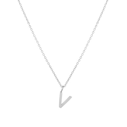 Initial Letter Pendant Necklace, A–Z, 45 cm