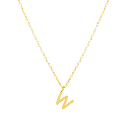 Initial Letter Pendant Necklace, A–Z, 45 cm