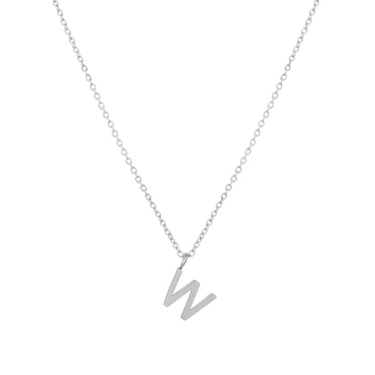 Initial Letter Pendant Necklace, A–Z, 45 cm