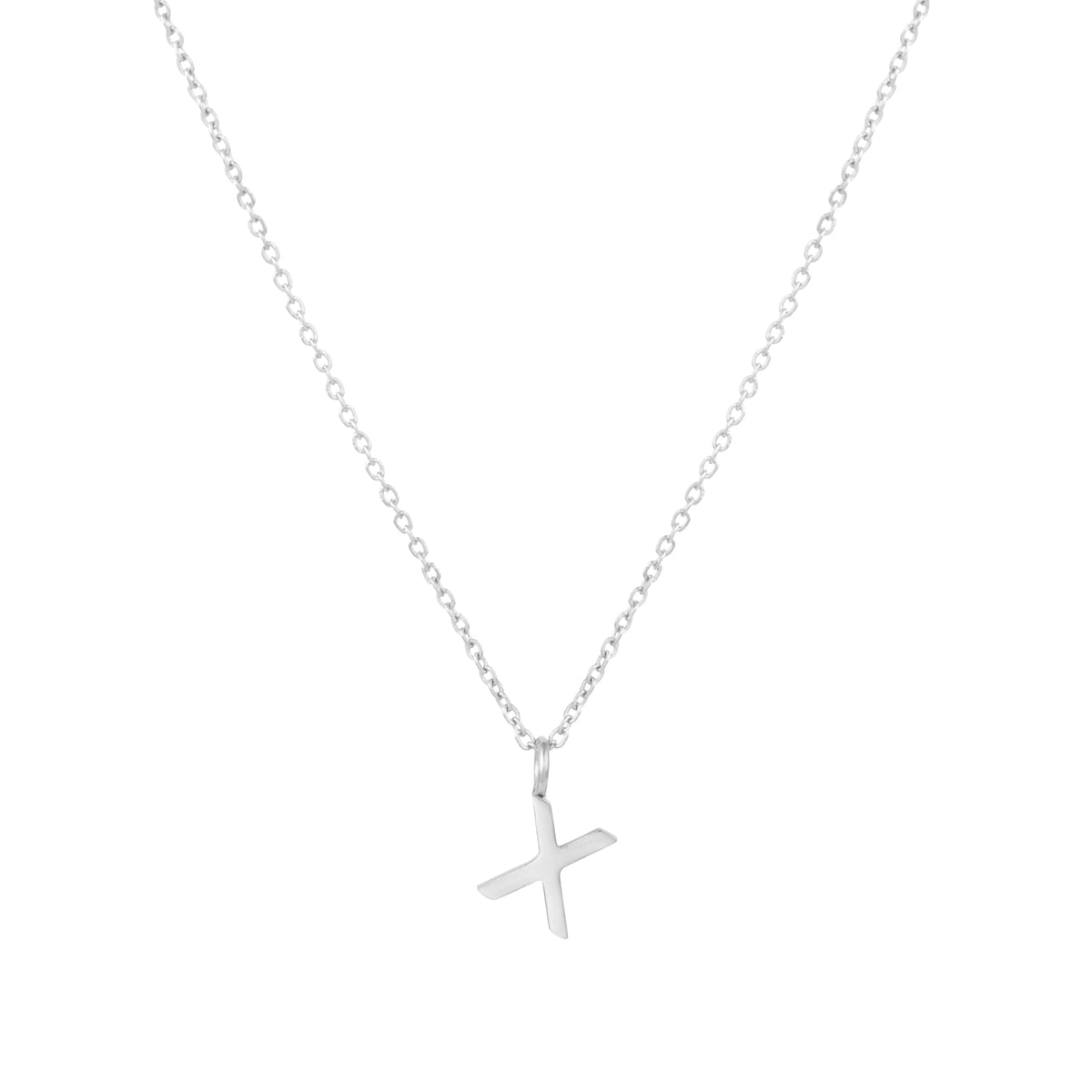 Initial Letter Pendant Necklace, A–Z, 45 cm