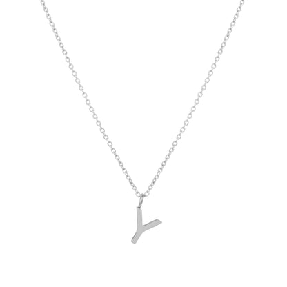 Initial Letter Pendant Necklace, A–Z, 45 cm