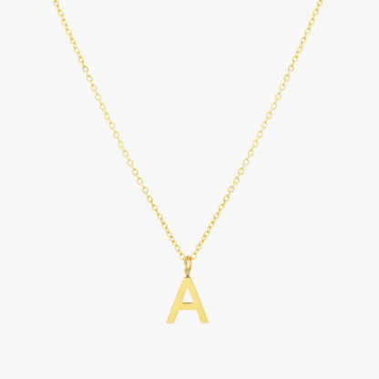 Initial Letter Pendant Necklace, A–Z, 45 cm