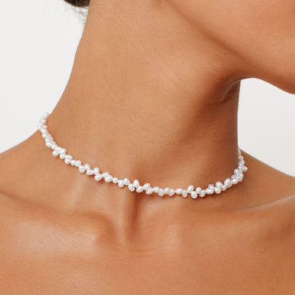 Freshwater Pearl Choker Necklace — Dolce
