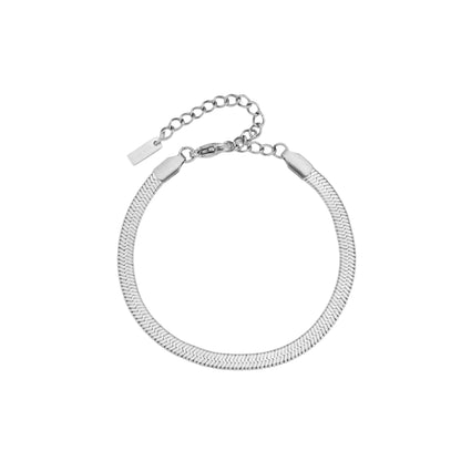 Herringbone Bracelet, 4 mm × 16 cm — Kauai