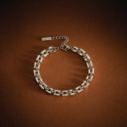 Link Chain Bracelet, 5.6 mm, Stainless Steel