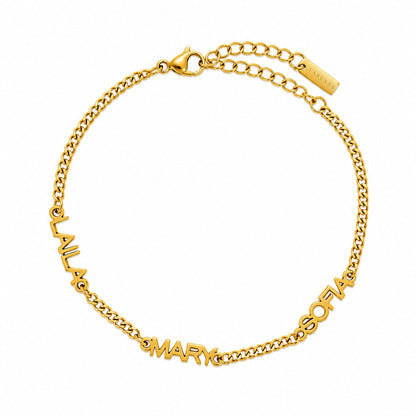 Bold Name Bracelet