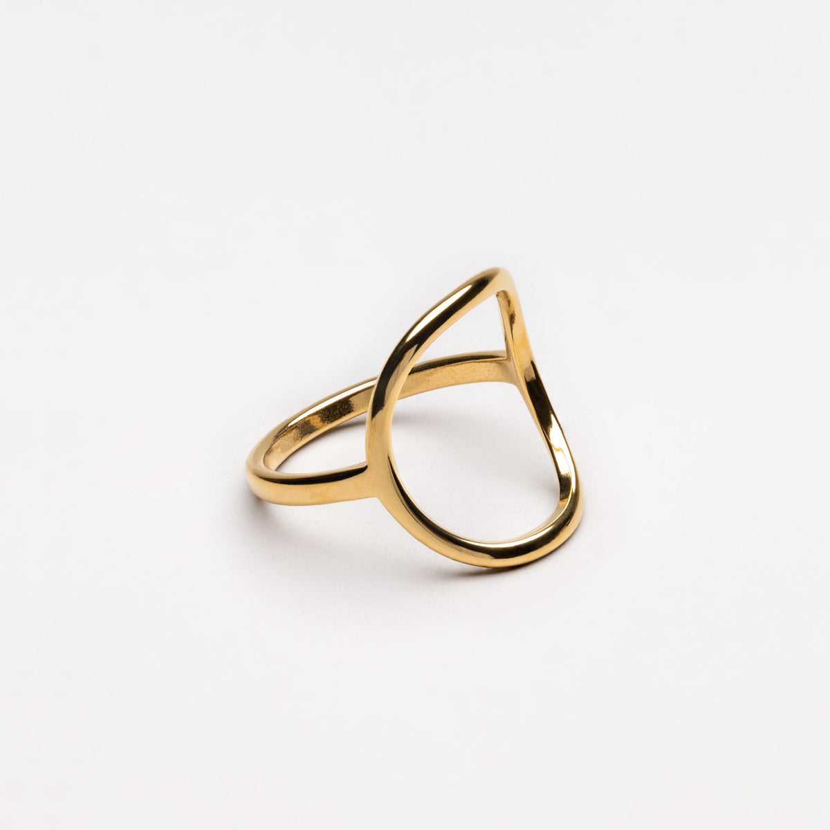 Open Oval Outline Ring — Bahia