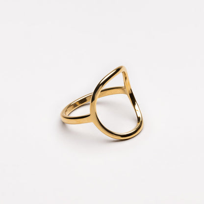 Open Oval Outline Ring — Bahia