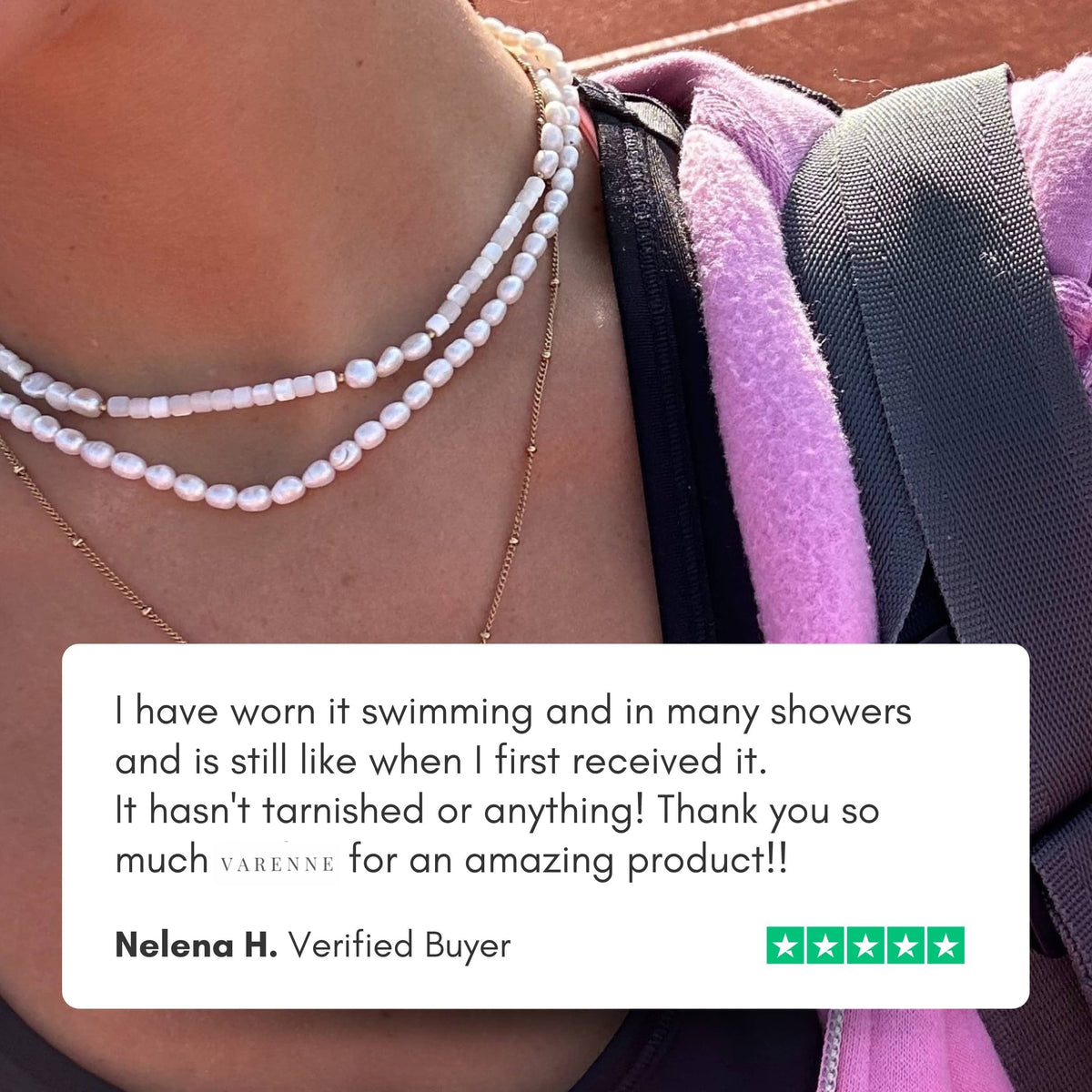 Freshwater Pearl Choker, 6 mm, 36–42 cm