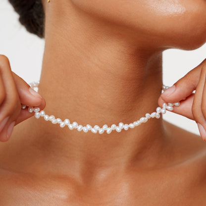 Freshwater Pearl Choker Necklace — Dolce