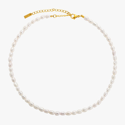 Freshwater Pearl Choker, 6 mm, 36–42 cm