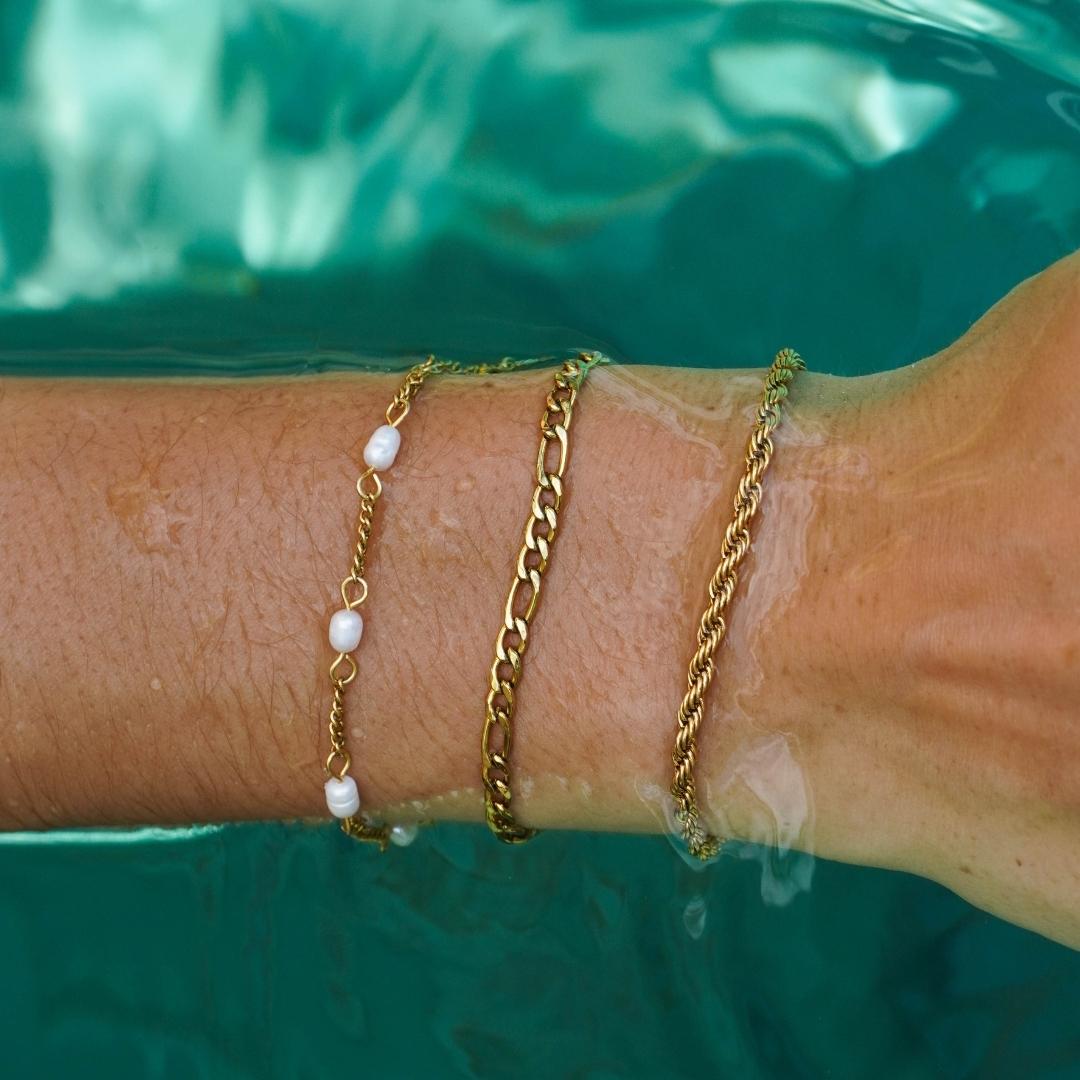 Freshwater Pearl Station Bracelet, 16 cm — Lovina