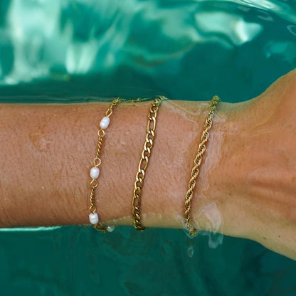 Freshwater Pearl Station Bracelet, 16 cm — Lovina