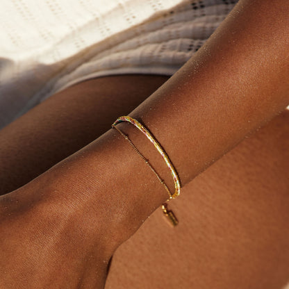 Colorful Enamel Layered Bracelet, 16 cm — Rio