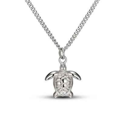 Sea Turtle Pendant Necklace, 45 cm