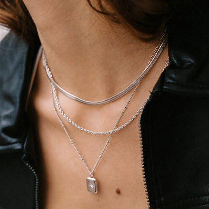 Rope Chain Necklace, 2 mm × 39 cm — Calvi