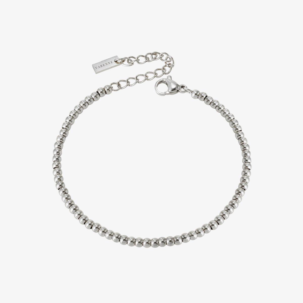 Metal Bead Bracelet, 3 mm × 16 cm