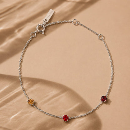Custom Birthstone Bracelet