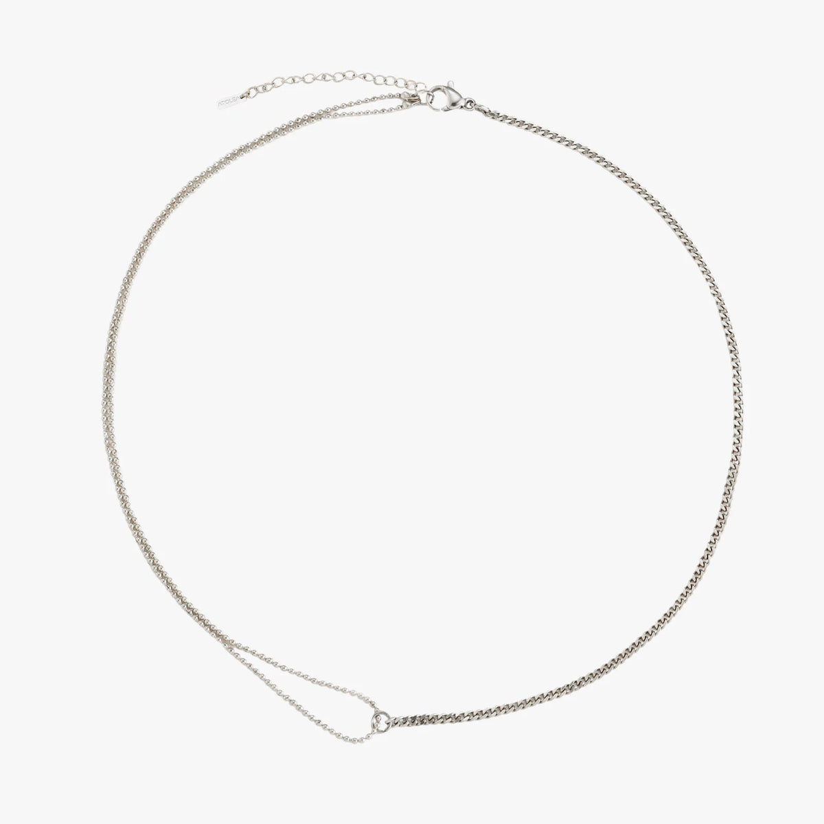 Split Chain Choker, 39 cm — Double Trouble