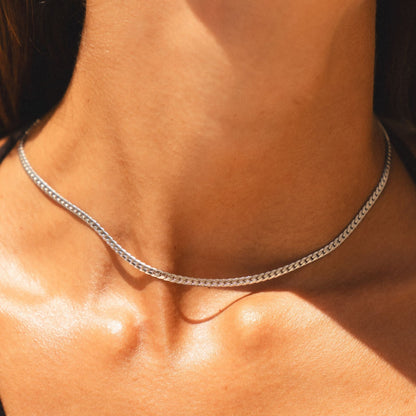 Curb Chain Choker, 3 mm × 36 cm — Classy