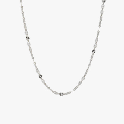Fine Metal Station Choker, 39 cm — Dainty