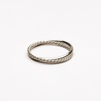 Interlaced Double Band Ring — Harmony