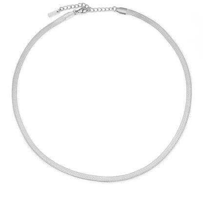 Herringbone Choker, 4 mm, 39–44 cm — Kauai