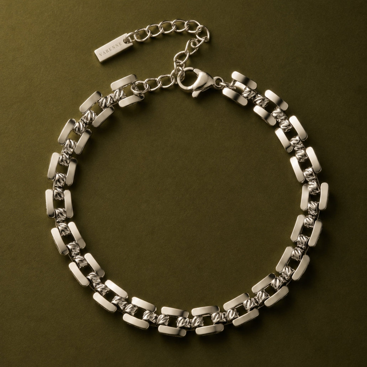Link Chain Bracelet, 5.6 mm, Stainless Steel