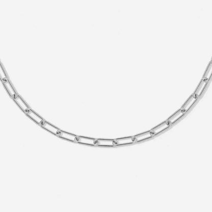 Paperclip Chain Choker, 3 mm × 39 cm — Cozumel