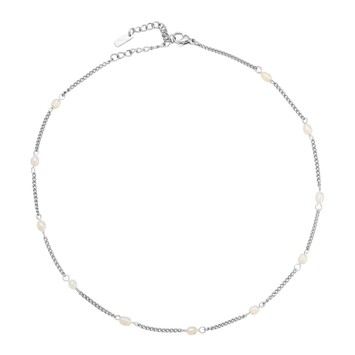 Freshwater Pearl Station Choker, 37 cm