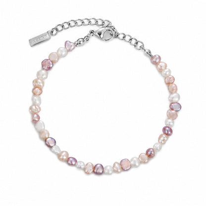 Pink Freshwater Pearl Anklet — Perla Rosa