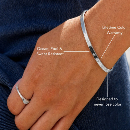 Starburst Zircon Cuff Bracelet — Starlight