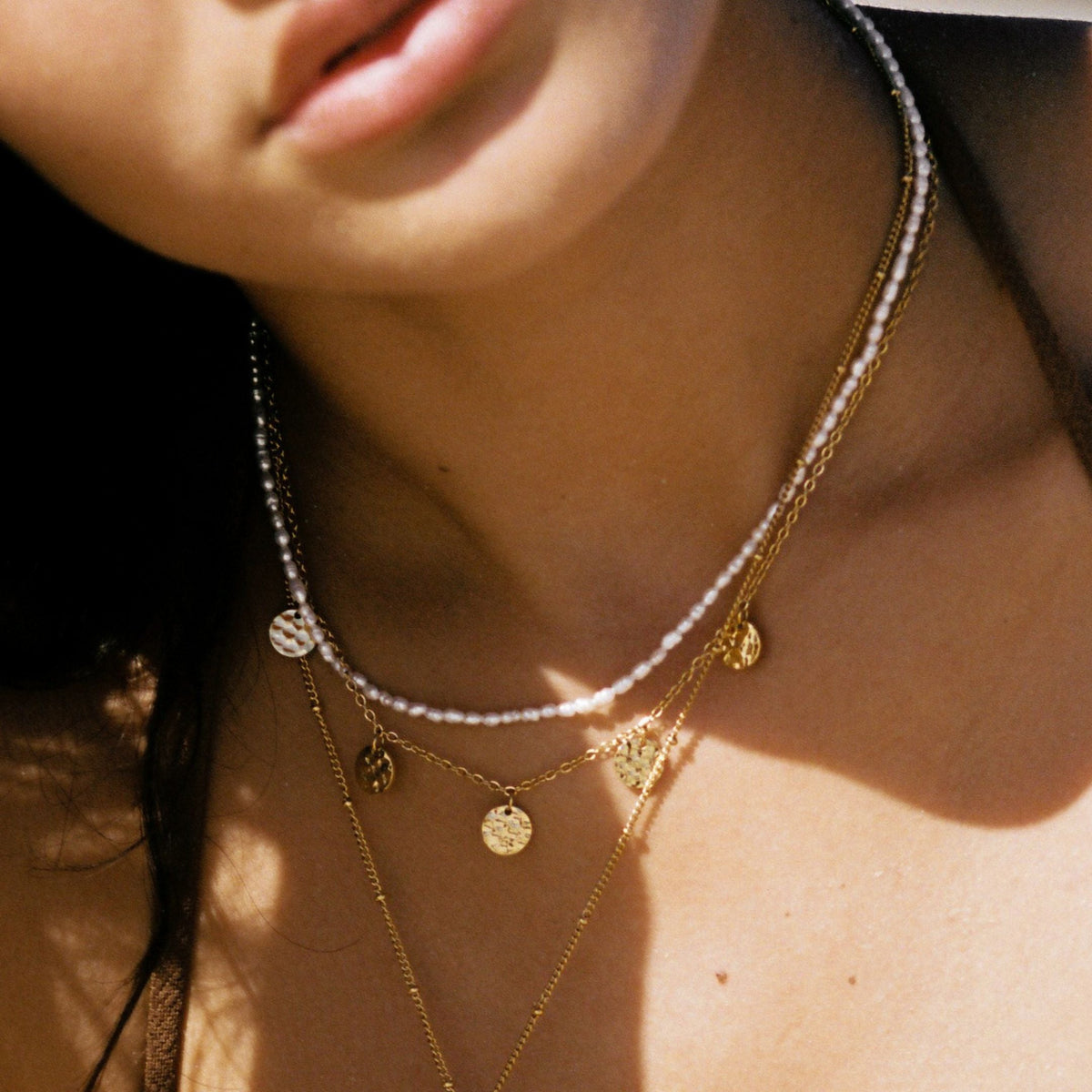 Tiny Freshwater Pearl Choker, 2.5–2.8 mm