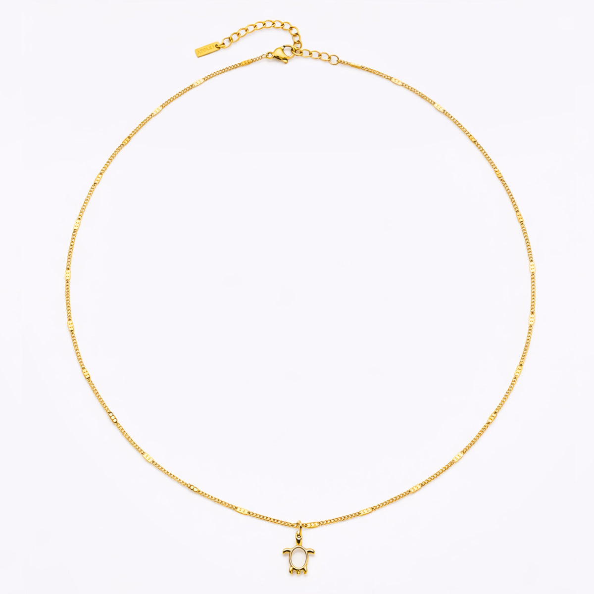 Mother of Pearl Turtle Necklace — Guardian