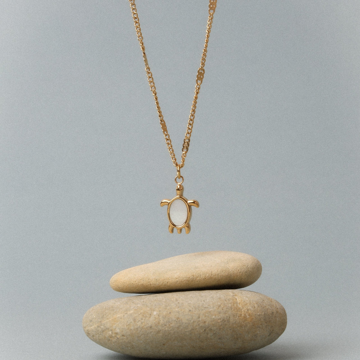 Mother of Pearl Turtle Necklace — Guardian