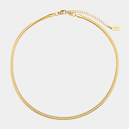 Curb Chain Choker, 3 mm × 36 cm — Classy