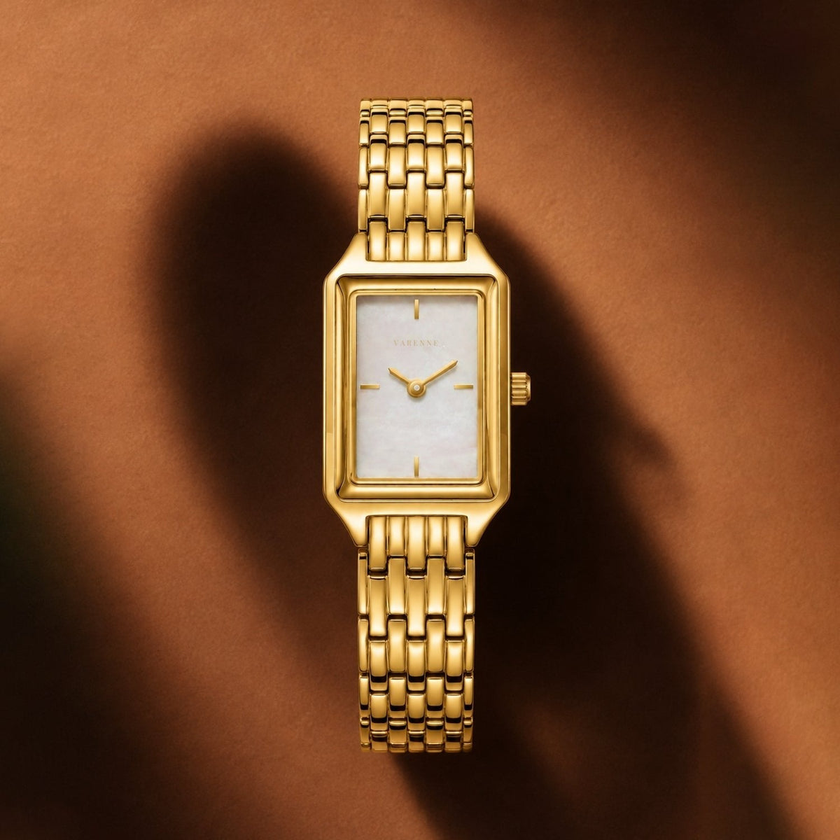 Rectangular Mother-of-Pearl Quartz Watch — Astra