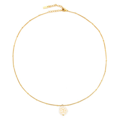 Freshwater Pearl Cluster Pendant Necklace