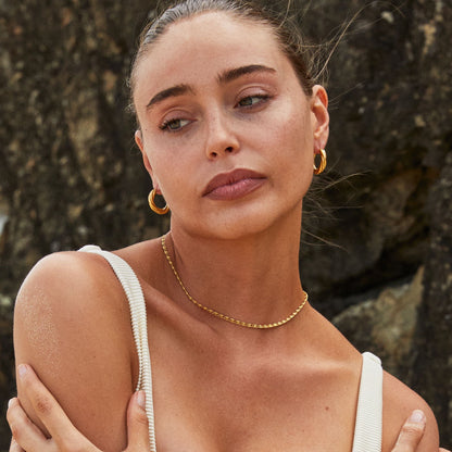 Twisted Hoop Earrings, 23 mm — Everyday