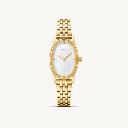 Oval Mother-of-Pearl Quartz Watch — Aurea