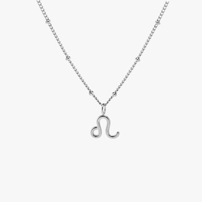 Zodiac Symbol Pendant Necklace, 10 mm