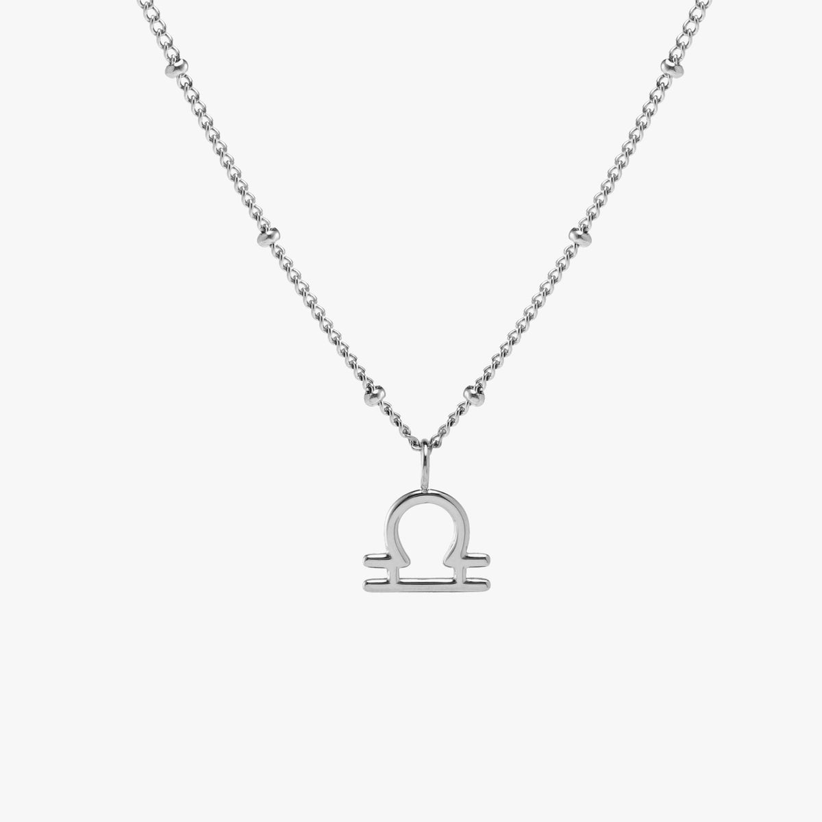 Zodiac Symbol Pendant Necklace, 10 mm
