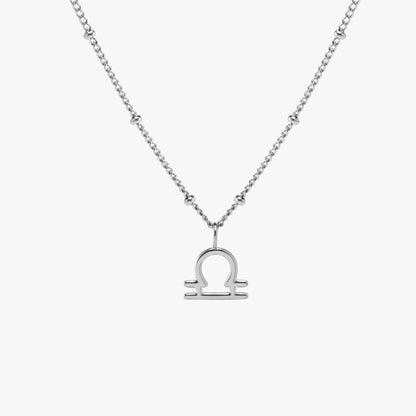Zodiac Symbol Pendant Necklace, 10 mm