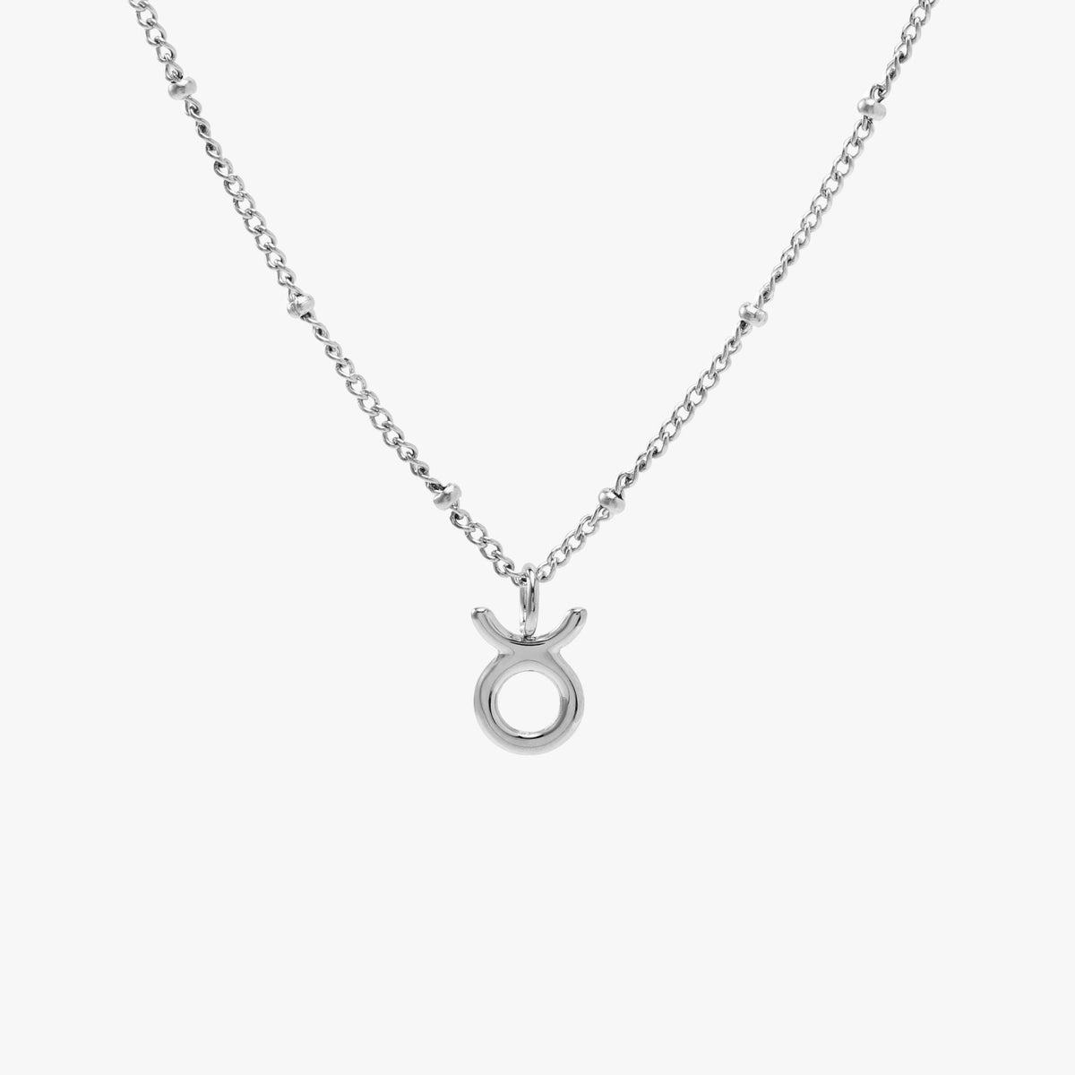 Zodiac Symbol Pendant Necklace, 10 mm